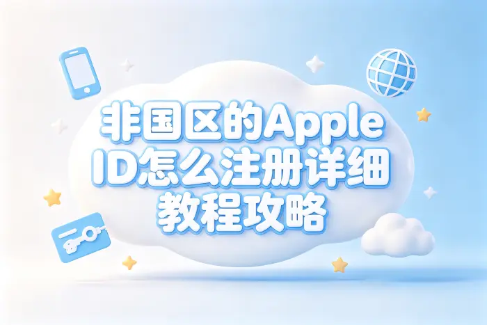 非国区的apple id怎么注册详细教程攻略