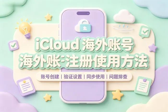 注册外国地区 Apple 账号的基本步骤