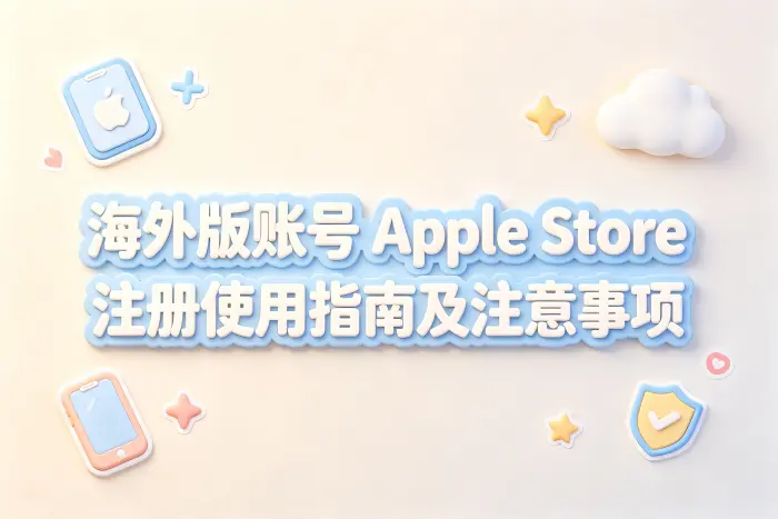 海外版账号apple store注册使用指南及注意事项