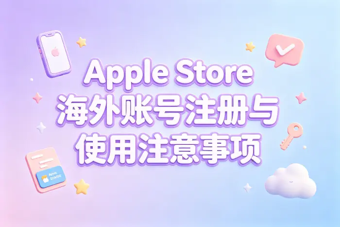 海外地区 Apple 账号的注册步骤