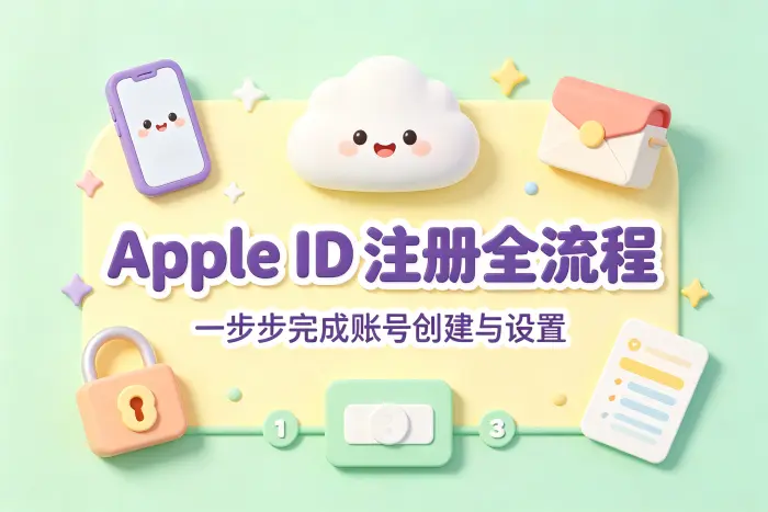 在 iPhone 或 iPad 上创建 Apple ID