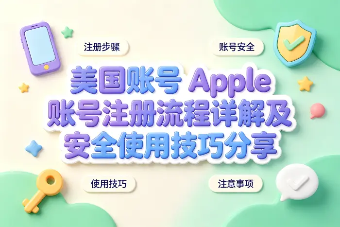 美国地区 Apple 账号注册步骤