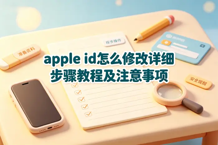 修改完成后的检查事项