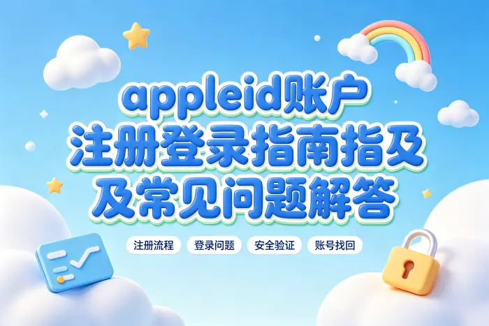 appleid账户注册登录指南及常见问题解答