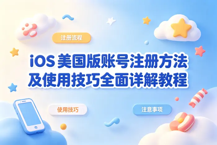ios 美国版账号注册方法及使用技巧全面详解教程