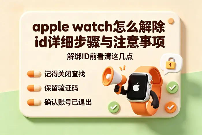 出售或转让 Apple Watch 前的正确处理方式