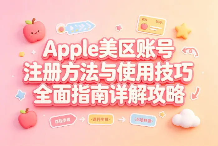 apple美区账号注册方法与使用技巧全面指南详解攻略