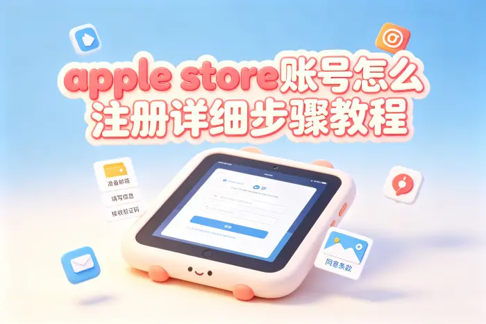 通过 iPhone 或 iPad 注册 Apple Store 账号