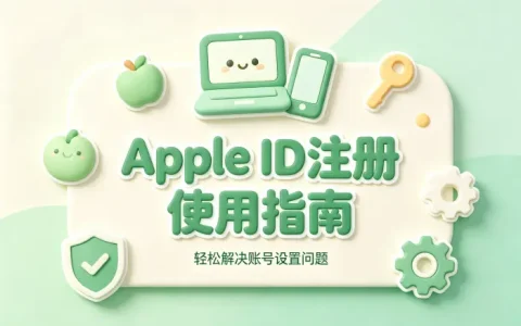 apple商店id注册使用指南轻松解决账号设置问题