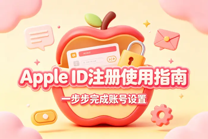 Apple商店id注册操作步骤