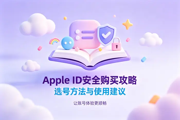 购买后如何正确使用苹果ID