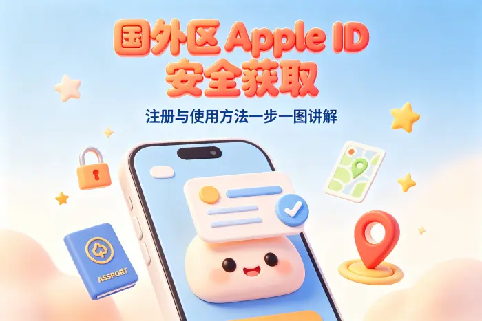 注册国外区 Apple ID 的基本流程