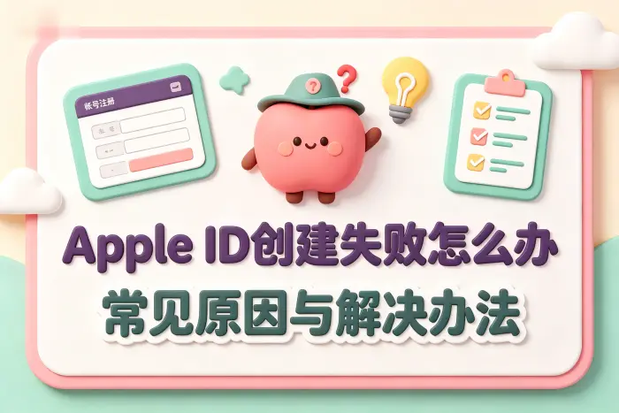 网络连接或地区环境导致注册失败