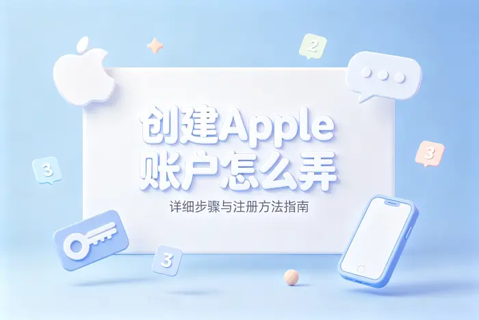 创建apple账户怎么弄详细步骤与注册方法指南