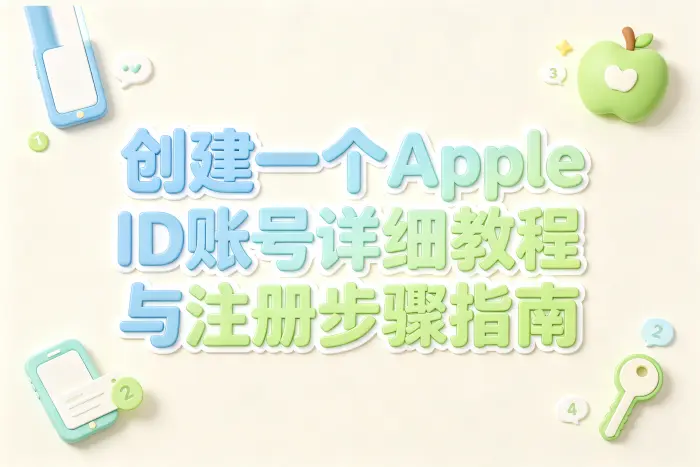 创建一个apple id账号详细教程与注册步骤指南