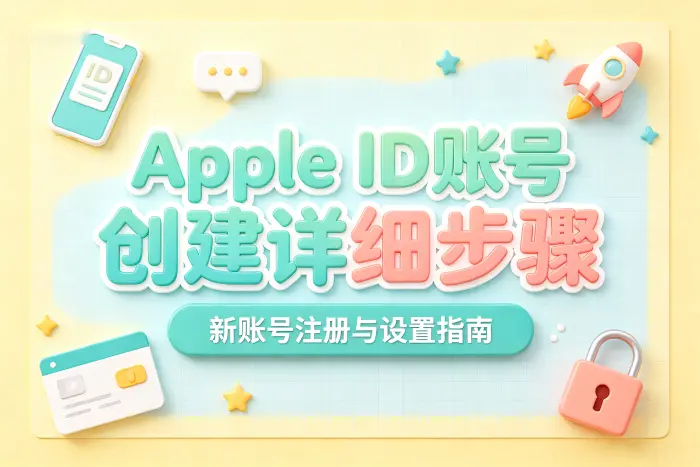创建Apple ID后需要完成的设置