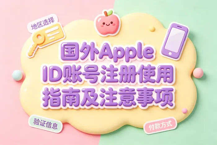 注册国外 Apple ID 前需要准备什么