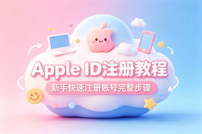 apple注册id教程新手快速注册账号完整步骤