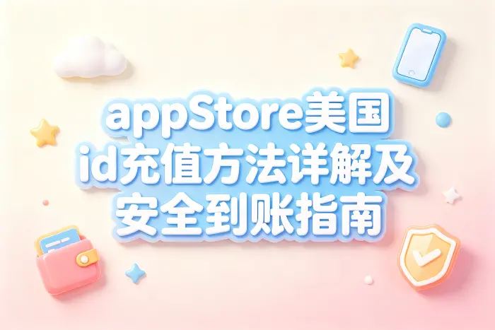 appstore美国id充值方法详解及安全到账指南