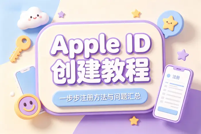 通过 iPhone 或 iPad 创建 Apple ID