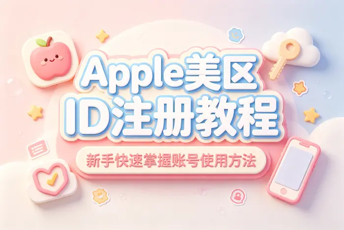 apple美id注册教程新手快速掌握账号使用方法