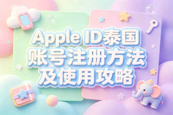 apple id泰国账号注册方法及使用攻略