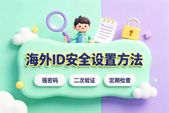 国外账号和地区设置之间的关系