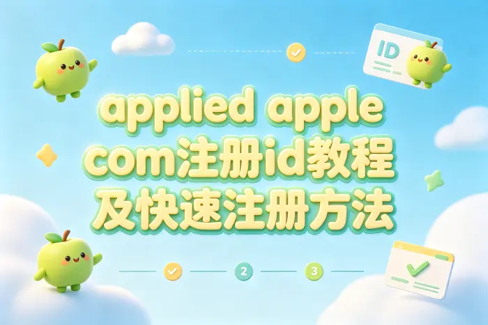 注册 Apple ID 前需要准备什么