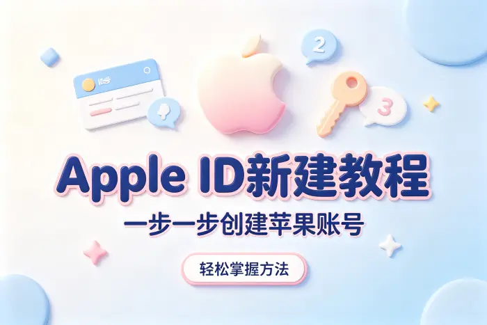 apple如何新建id号详细教程一步创建苹果账号轻松掌握方法