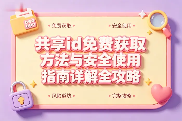 获取共享ID时需要确认的条件