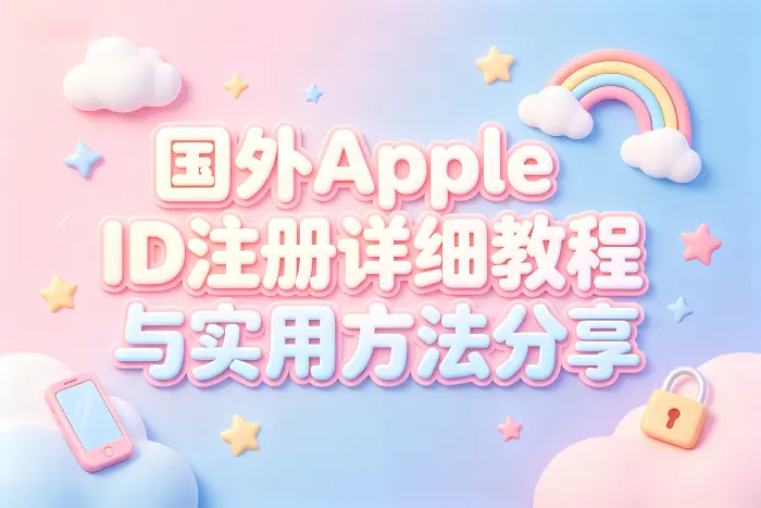 国外apple id注册详细教程与实用方法分享