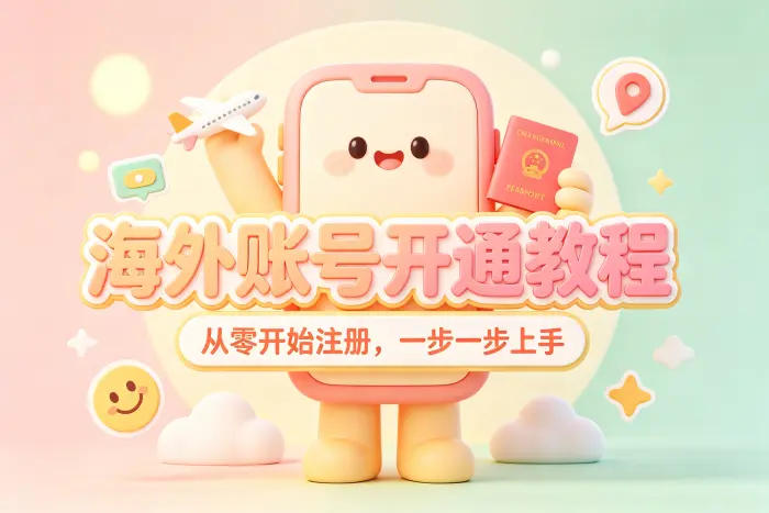 国外账号的一般注册流程