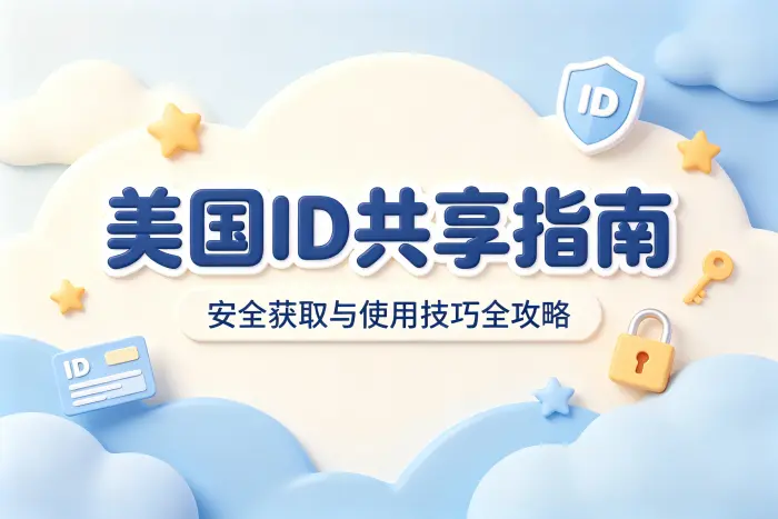 美国id共享指南安全获取与使用技巧全攻略