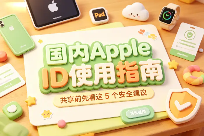 共享 Apple ID 可能遇到的问题