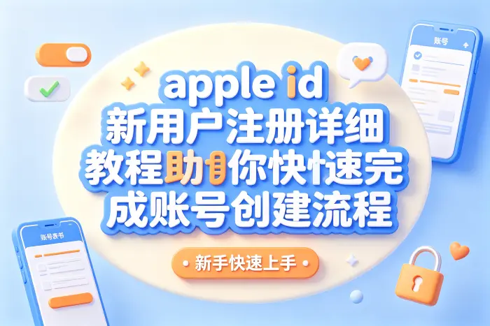 注册 Apple ID 时需要注意的事项