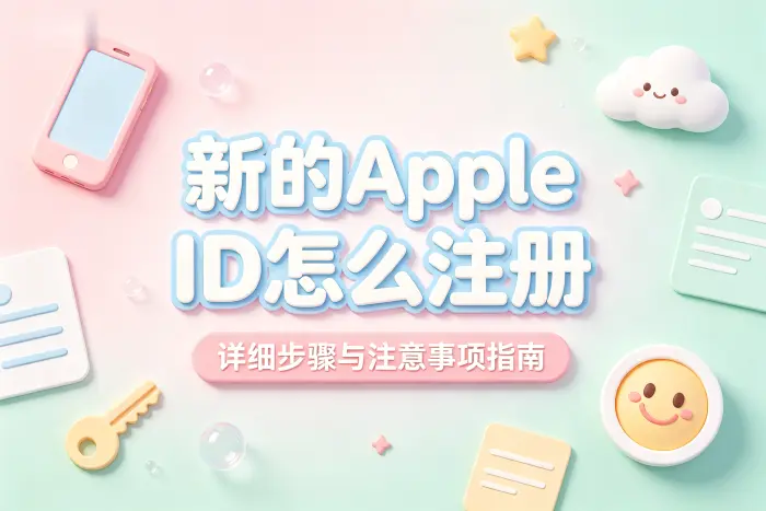 新的apple id怎么注册详细步骤与注意事项指南