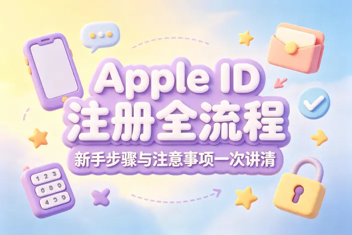 在 iPhone 或 iPad 上创建 Apple ID