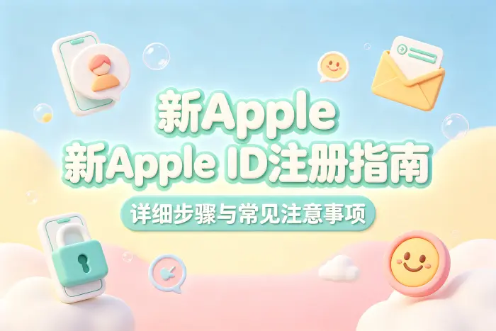 新 Apple ID 使用时的注意事项