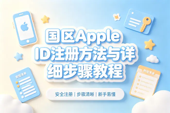 国区apple id免费获取方法与详细注册教程