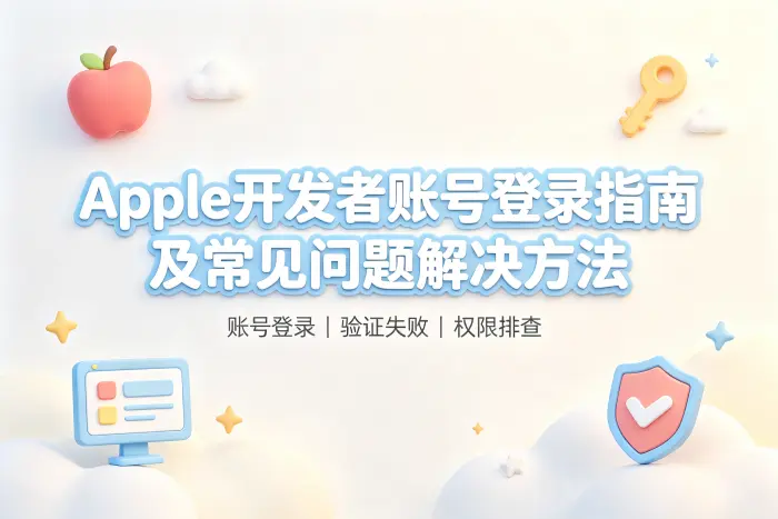 apple开发者账号登录指南及常见问题解决方法