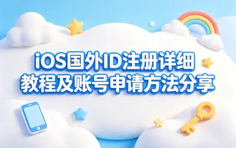 ios国外id注册详细教程及账号申请方法分享