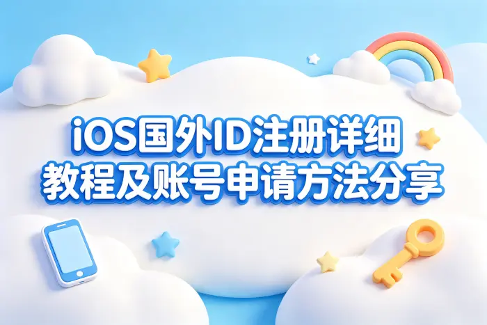 ios国外id注册详细教程及账号申请方法分享