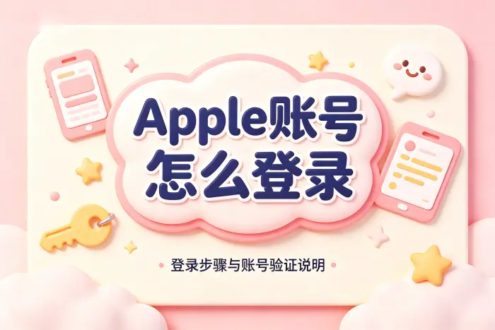 如何登录 Apple 账号
