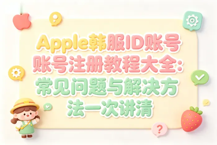 注册后如何管理韩区账号