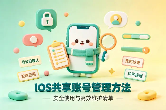 iOS设备登录共享账号的常见流程