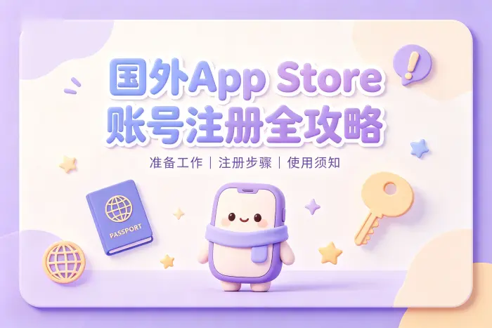 注册国外地区Apple账号的基本步骤