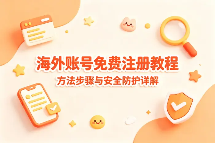 使用海外账号时的安全注意事项