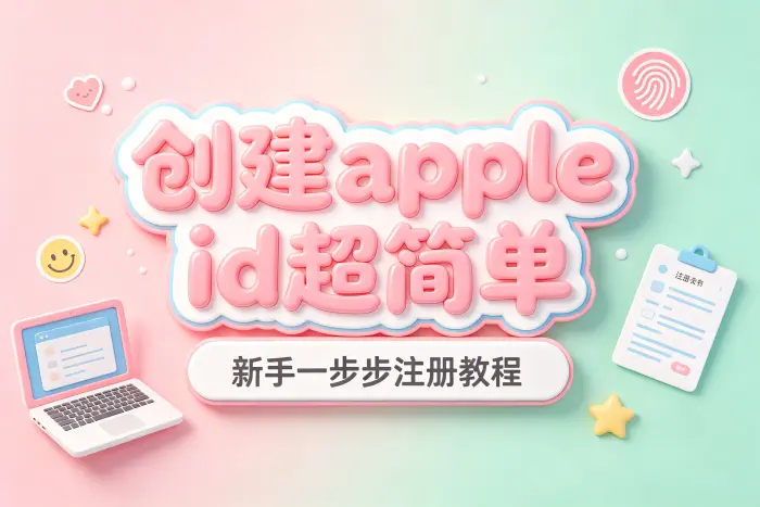 通过苹果官网创建 Apple ID