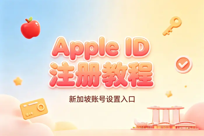 注册新加坡 Apple ID 的常见步骤