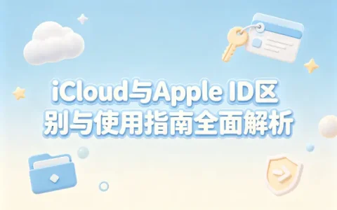 icloud与apple id区别与使用指南全面解析